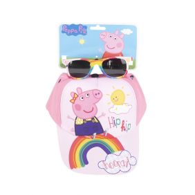 Gorra Set Gafas De Sol Peppa Pig