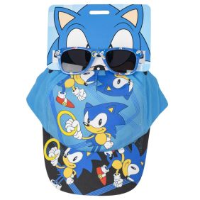 Gorra Set Gafas De Sol Sonic