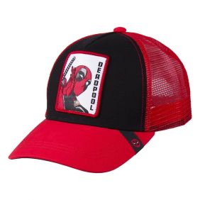 Gorra Visera Curva Parches Deadpool