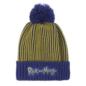 Gorro Tricot Pompom Rick And Morty