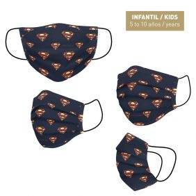 Mascarilla Higiénica Niños Reutilizable Homologada Superman