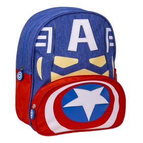 Mochila Infantil Escolar Avengers Capitan America