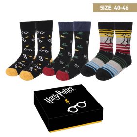 Pack Calcetines 3 Piezas Harry Potter