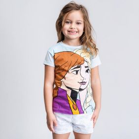 Pijama Corto Single Jersey Punto Frozen 2