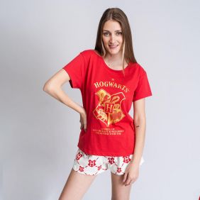 Pijama Corto Single Jersey Punto Harry Potter Adultos