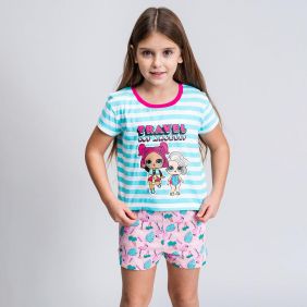 Pijama Corto Single Jersey Punto Lol
