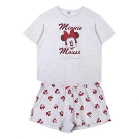 Pijama Corto Single Jersey Punto Minnie Adultos