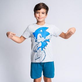 Pijama Corto Single Jersey Punto Sonic