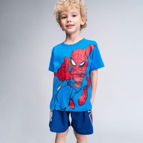 Pijama Corto Single Jersey Punto Spiderman