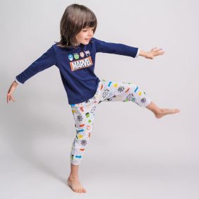 Pijama Largo Interlock Marvel bebe