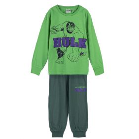 Pijama Largo Single Jersey Avengers Hulk