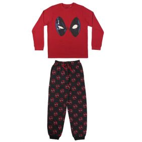 Pijama Largo Single Jersey Deadpool