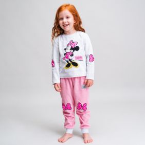 Pijama Largo Velour Cotton Minnie