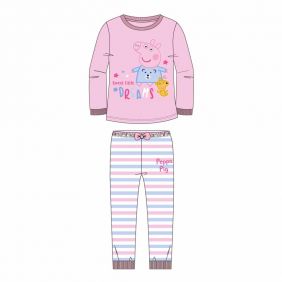 Pijama Largo Velour Cotton Peppa Pig