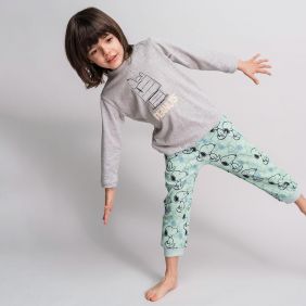 Pijama Largo Velour Snoopy bebe