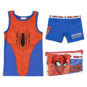 Pijama Tirantes Single Jersey Neceser Spiderman