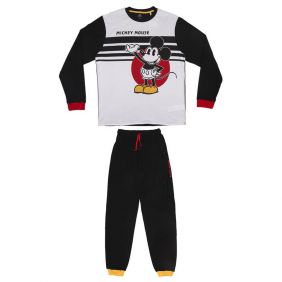 Pijama Adulto largo Interlock Mickey