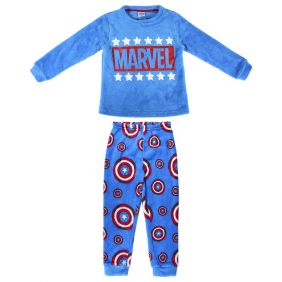 Pijama Largo Coral Fleece Marvel