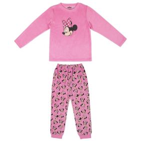 Pijama Largo Velour Cotton Minnie