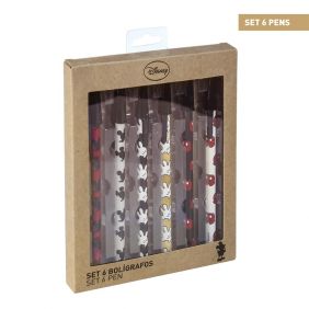 Set Bolígrafos Pack X6 Mickey