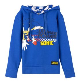 Sudadera Con Capucha Cotton Brushed Felpa Sonic