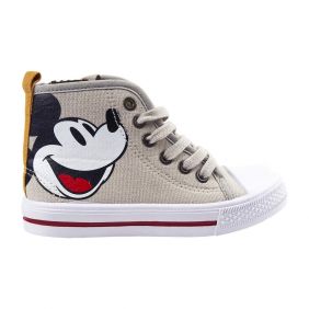 Zapatilla Loneta Suela Pvc Alta Mickey