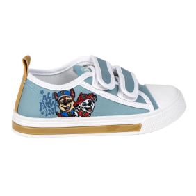 Zapatilla Loneta Suela Pvc Con Luces Algodón Paw Patrol