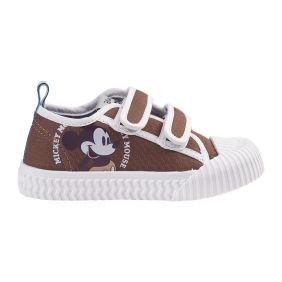 Zapatilla Loneta Suela Pvc Velcro Mickey