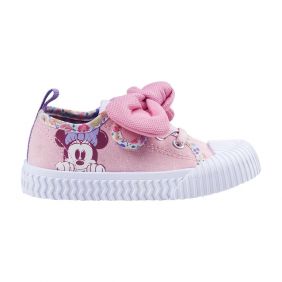 Zapatilla Loneta Suela Pvc Velcro Minnie