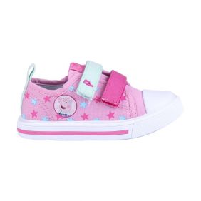 Zapatilla Loneta Suela Pvc Velcro Peppa Pig