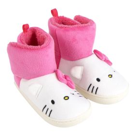 Zapatillas De Casa Bota Aplicaciones Hello Kitty 