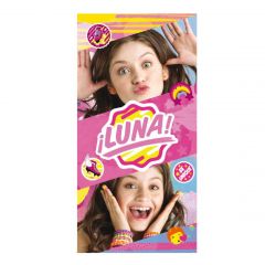 Toalla poliester baño, Soy Luna