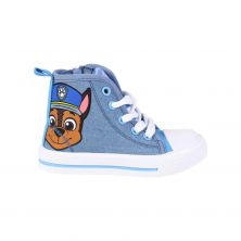 Zapatilla Loneta Suela Pvc Alta Paw Patrol