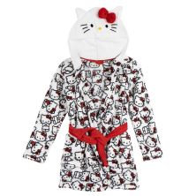 Batín Coral Fleece Aplicaciones Hello Kitty 