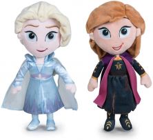 Surtido de 2 Peluche Frozen, Elsa y Anna