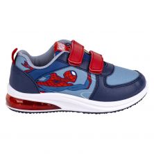 Deportiva Suela Pvc Con Luces Spiderman