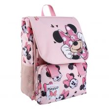 Mochila Escolar Grande Extensible Minnie 28 cm