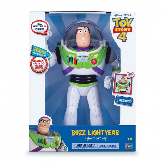 Figura Toy Story Buzz Lightyear Con Voz Y Sonidos 30 Cm Super Moments