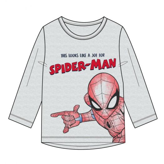 Camiseta Larga Single Jersey Spiderman al precio | Super Moments