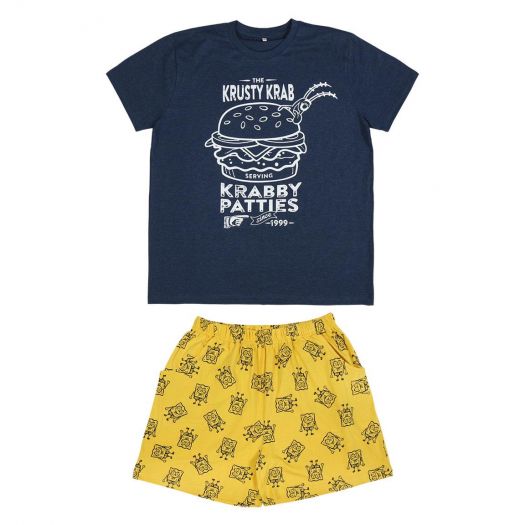 Impresionismo perrito Excesivo Comprar Pijama Corto Single Jersey Bob Esponja barato | Super Moments
