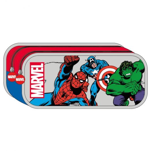 Estuche Portatodo 2 Compartimentos Avengers al mejor precio Super
