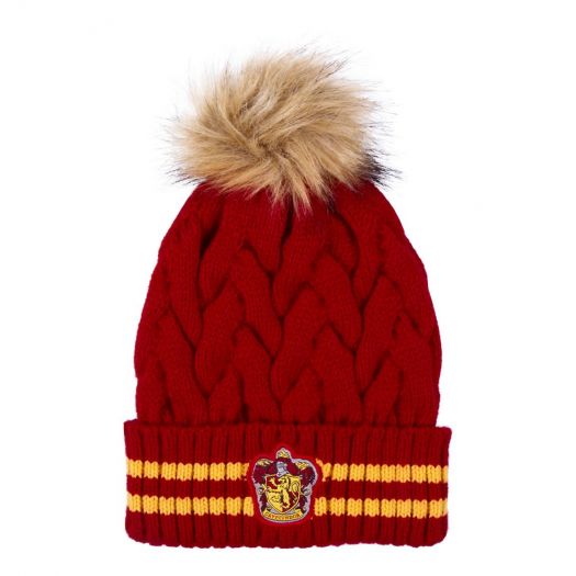 Nacarado Crueldad ley Gorro Tricot Pompom Harry Potter Gryffindor al mejor precio | Super Moments