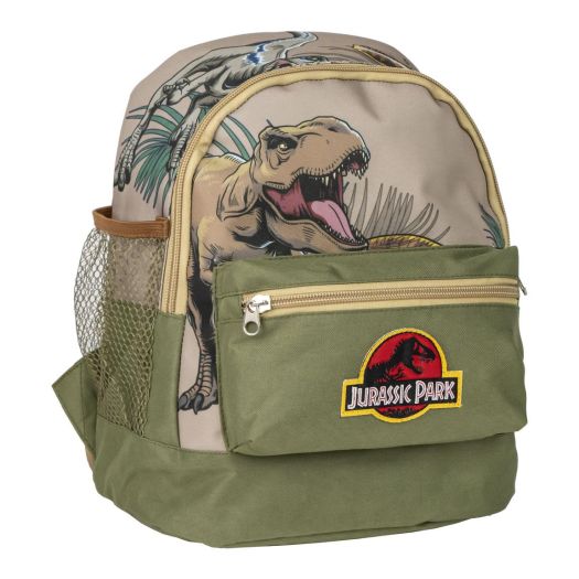 Mochila Saco Infantil Jurassic Park Marrón Ocre 27 x 33 cm – Mundo das  Crianças