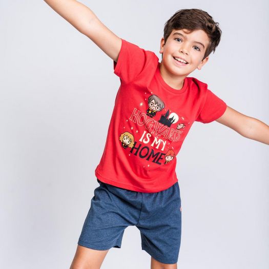 Pijama Corto Single Jersey Punto Harry Potter al mejor precio