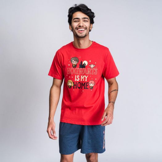 Pijama Corto Single Jersey Punto Harry Potter Adultos al mejor