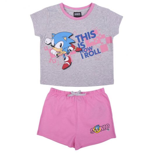 Pijama Corto Jersey Sonic al mejor precio | Super