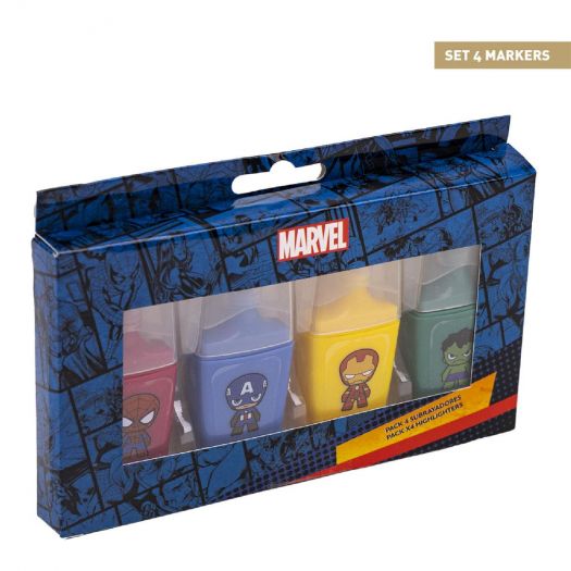 Subrayadores Pack X4 Avengers al mejor precio