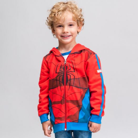 Sudadera Spider-man Marvel niño infantil con capucha