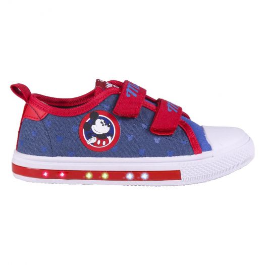 Zapatilla Loneta Baja Luces Mickey al mejor precio Super Moments