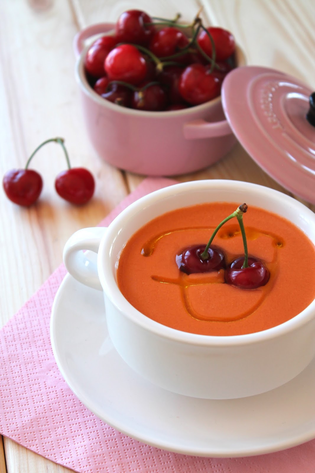 Gazpacho de cereza